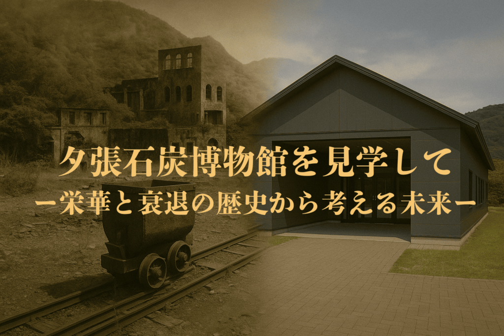 夕張石炭博物館を見学して—栄華と衰退の歴史から考える未来